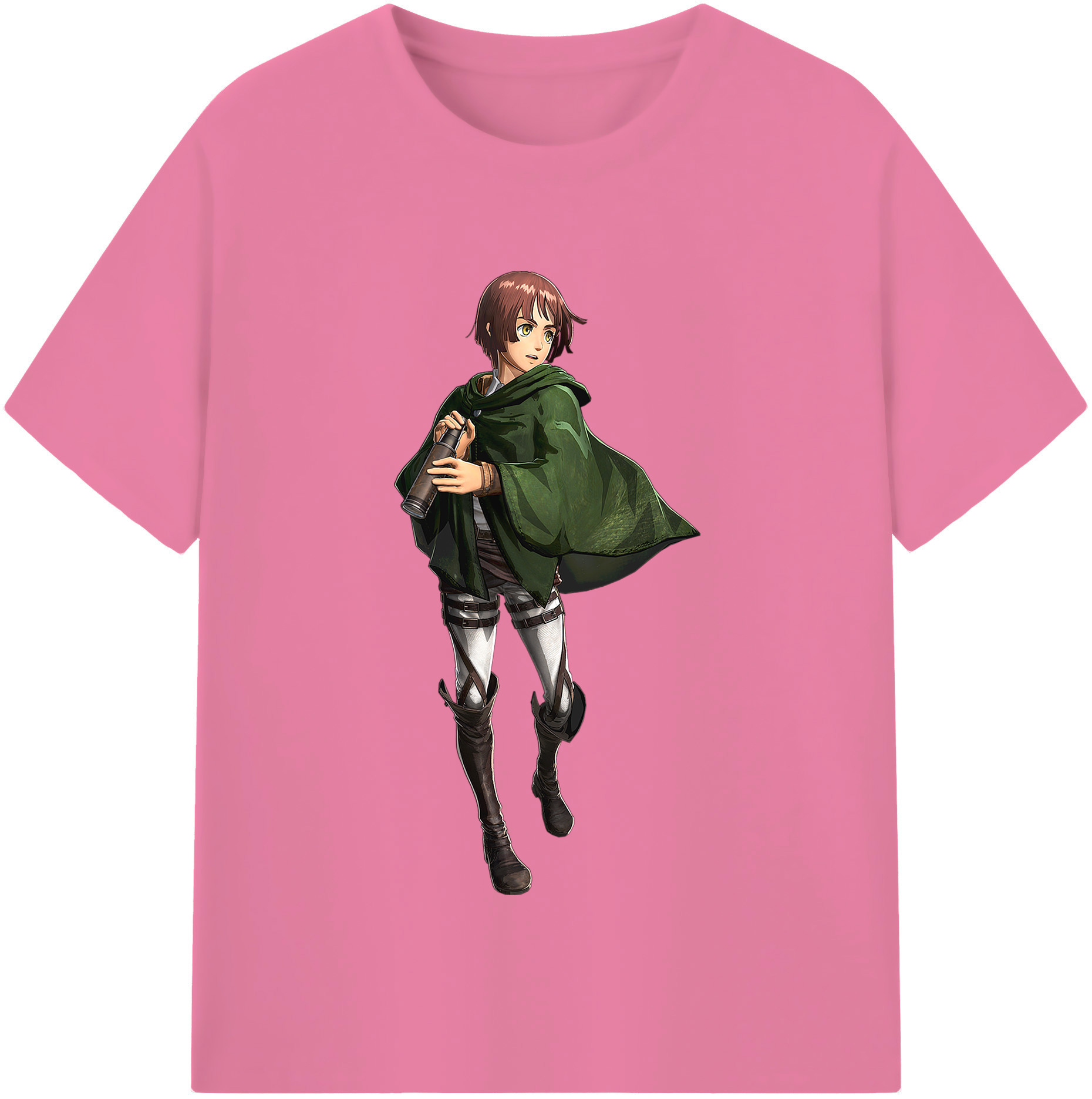（画像用） 進撃の巨人 Attack on Titan 綿100％半袖Tシャツ（フロントプリント）